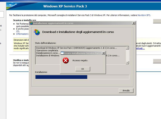 Windows XP SP3 Problemi 1